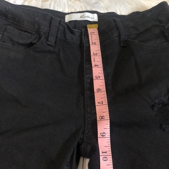 KanCan black distressed jeans size 9/28 EUC - Picture 11 of 12